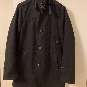G-Star Wool Coat Black Medium